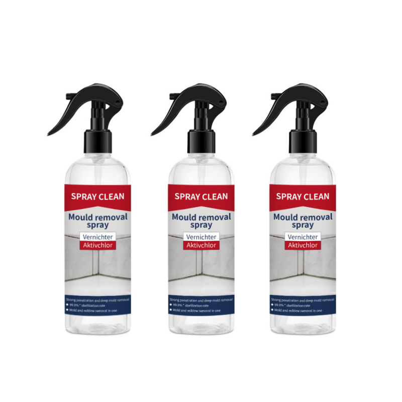 Spray zur Entfernung von Schimmel und Mehltau auf verschiedenen Oberflächen