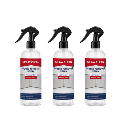 Spray zur Entfernung von Schimmel und Mehltau auf verschiedenen Oberflächen