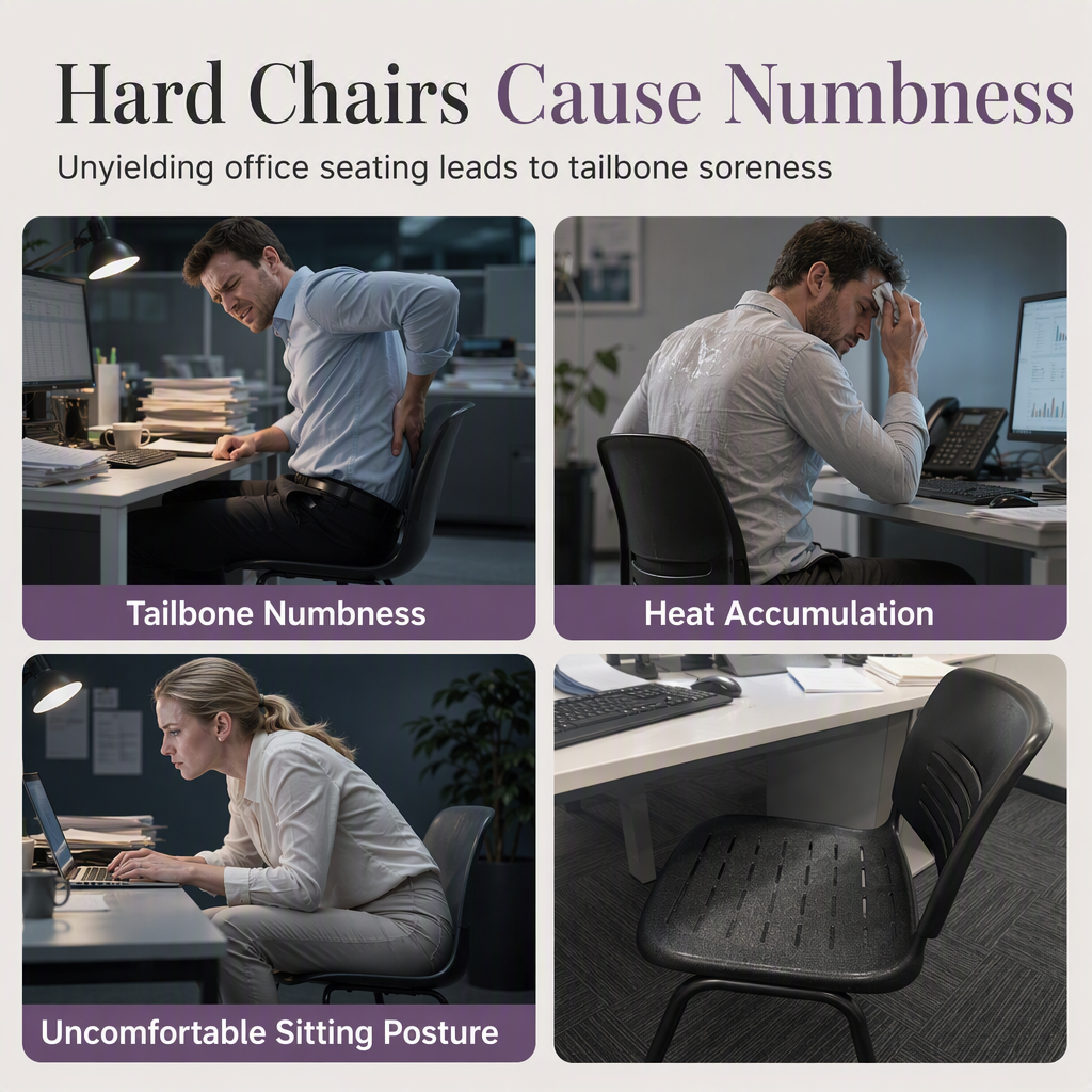 Ergonomisches Bürostuhlkissen zur Druckentlastung