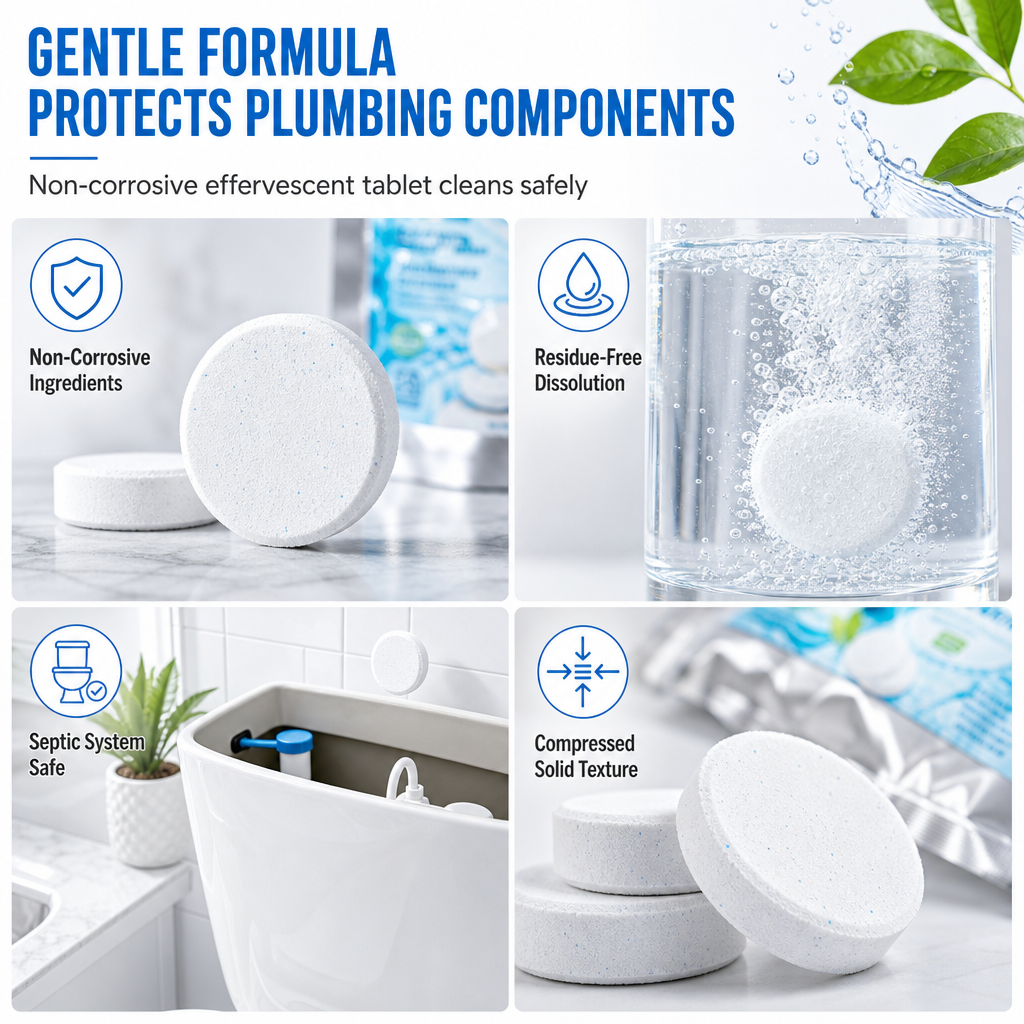 🥳20er-Pack Toilettenspülkasten-Erfrischungstabletten – die sprudelnde Wirkung bekämpft Gerüche, die langsame Freisetzung sorgt für dauerhafte Reinigung. Schonend für die Rohrleitungen! 🧼✅