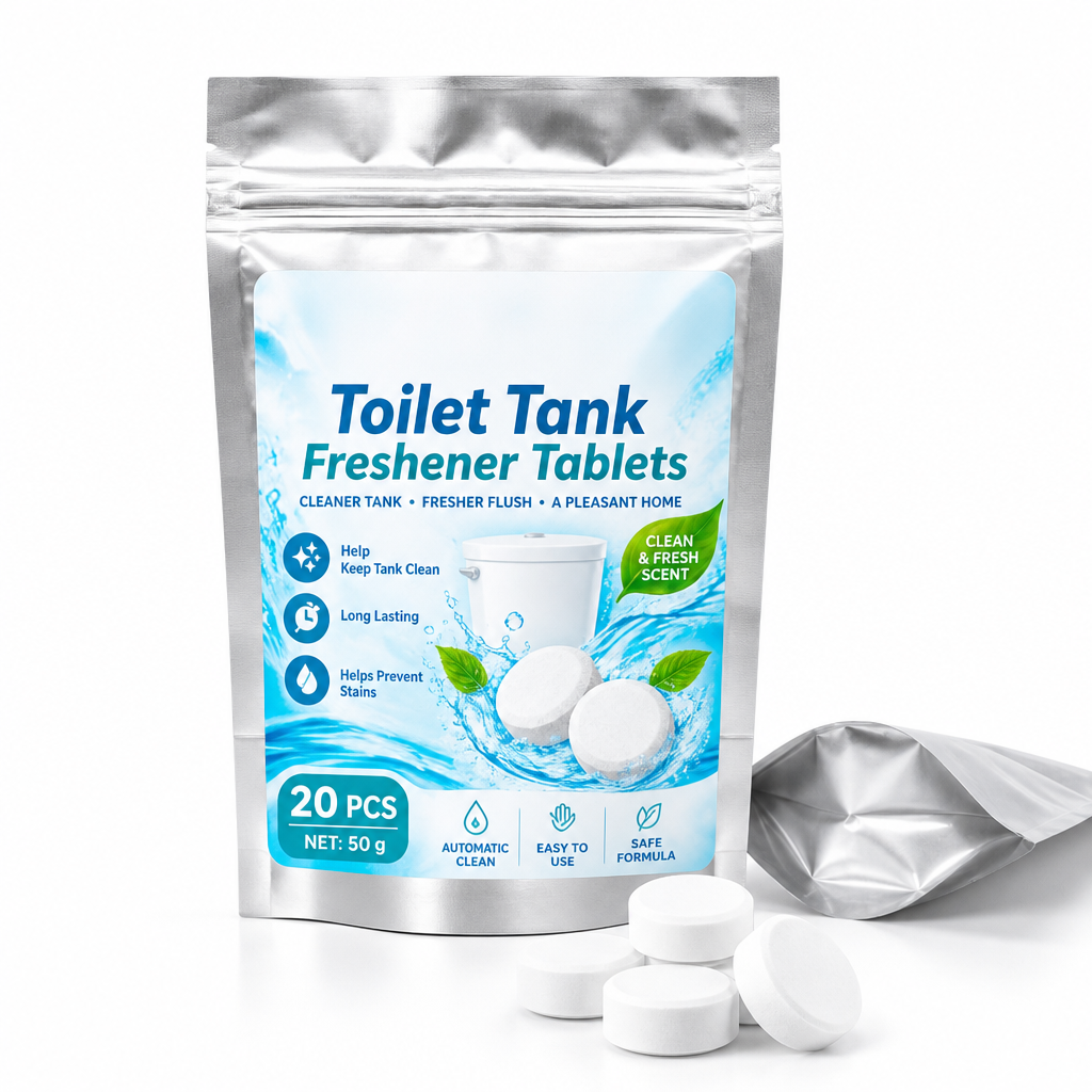 🥳20er-Pack Toilettenspülkasten-Erfrischungstabletten – die sprudelnde Wirkung bekämpft Gerüche, die langsame Freisetzung sorgt für dauerhafte Reinigung. Schonend für die Rohrleitungen! 🧼✅