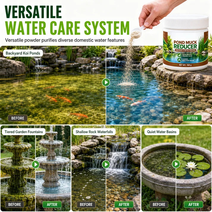 💧 Klareres Wasser in Teichen und Pools – wirksames Klärpulver