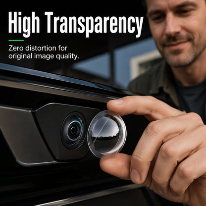 🚗 Transparente HD-Schutzabdeckung für Fahrzeugkameras – 9H-Härte, 360°-Objektivschutz, Ultra-HD-Sicht ohne Bildverzerrung; schützt das Objektiv von 360-Grad-Fahrzeugkameras vor Kratzern, Staub und Schmutzpartikeln.