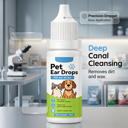 🎁 1 Kaufen = 1 Gratis 🐶🐱 Ohrenpflege-Tropfen für Hunde & Katzen