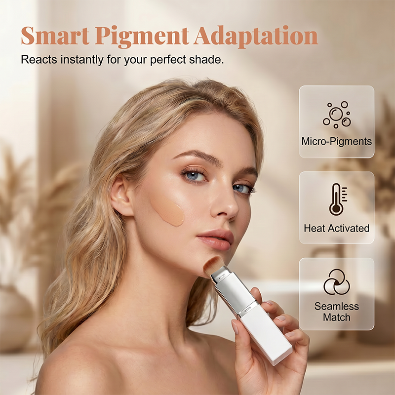 2-in-1-Foundation-Stick mit Farbwechsel-Effekt