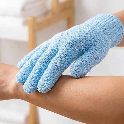 Peeling-Badhandschuhe mit fünf Fingern