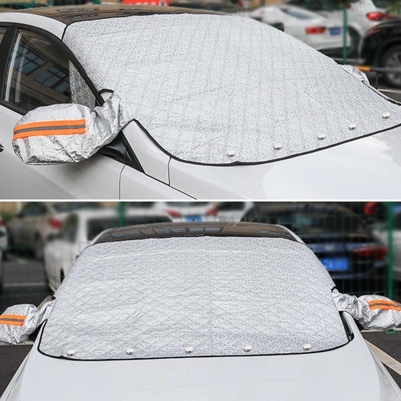 🚗✨ Frontscheiben-Abdeckung – Schutz bei allen vier Jahreszeiten, Frostschutz & hohe Qualität – perfekt für Autos, Vans und SUVs ❄️☀️