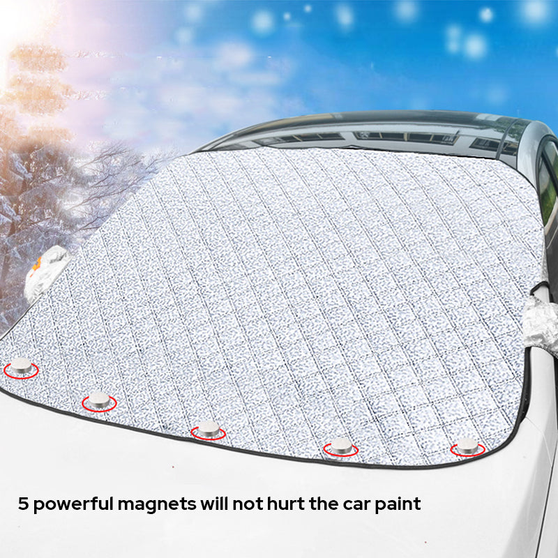 🚗✨ Frontscheiben-Abdeckung – Schutz bei allen vier Jahreszeiten, Frostschutz & hohe Qualität – perfekt für Autos, Vans und SUVs ❄️☀️