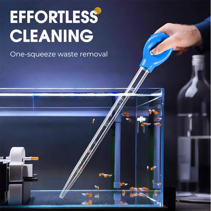 Pipette zur Entfernung von Abfällen aus dem Aquarium