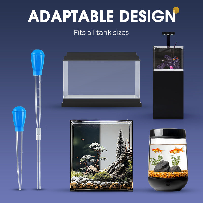Pipette zur Entfernung von Abfällen aus dem Aquarium