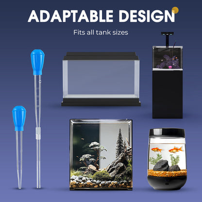 Pipette zur Entfernung von Abfällen aus dem Aquarium