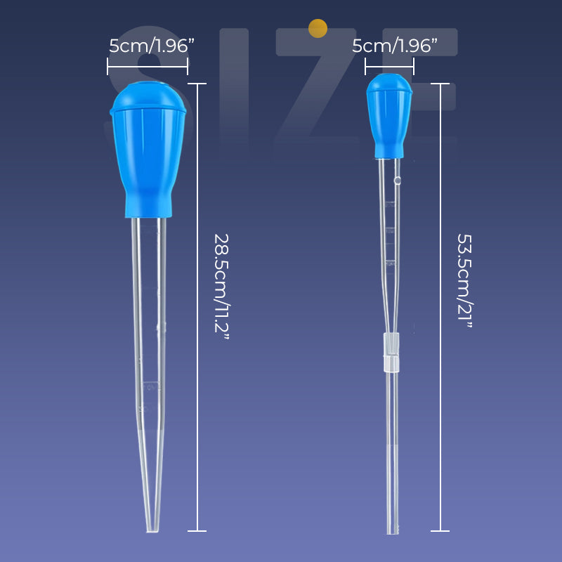 Pipette zur Entfernung von Abfällen aus dem Aquarium
