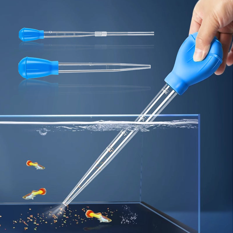 Pipette zur Entfernung von Abfällen aus dem Aquarium