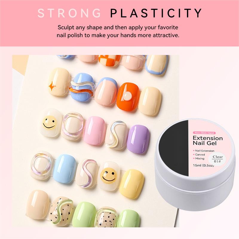 💅Festes Aufbaugel für Nagelverlängerungen ✨Einfache Nagelverlängerung & Modellage in Eigenregie
