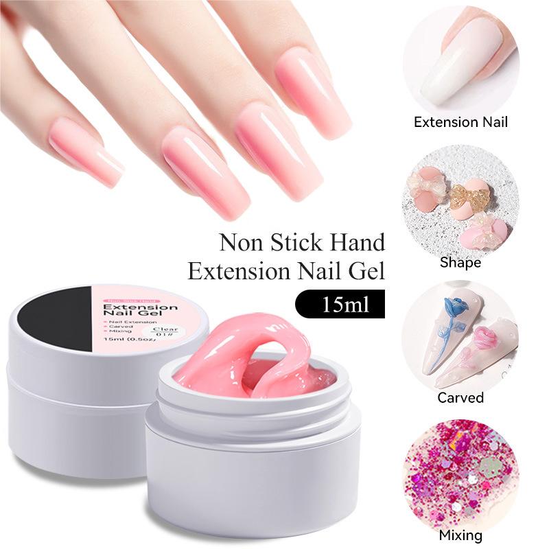 💅Festes Aufbaugel für Nagelverlängerungen ✨Einfache Nagelverlängerung & Modellage in Eigenregie