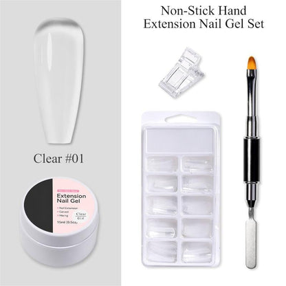 💅Festes Aufbaugel für Nagelverlängerungen ✨Einfache Nagelverlängerung & Modellage in Eigenregie