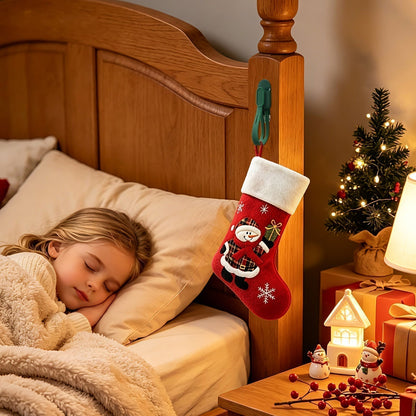 ⏰ Silikon-Weihnachtskranzbänder und -Haken (5 Stück) – Befestigen Sie Ihre Kränze und Girlanden ganz einfach🎅