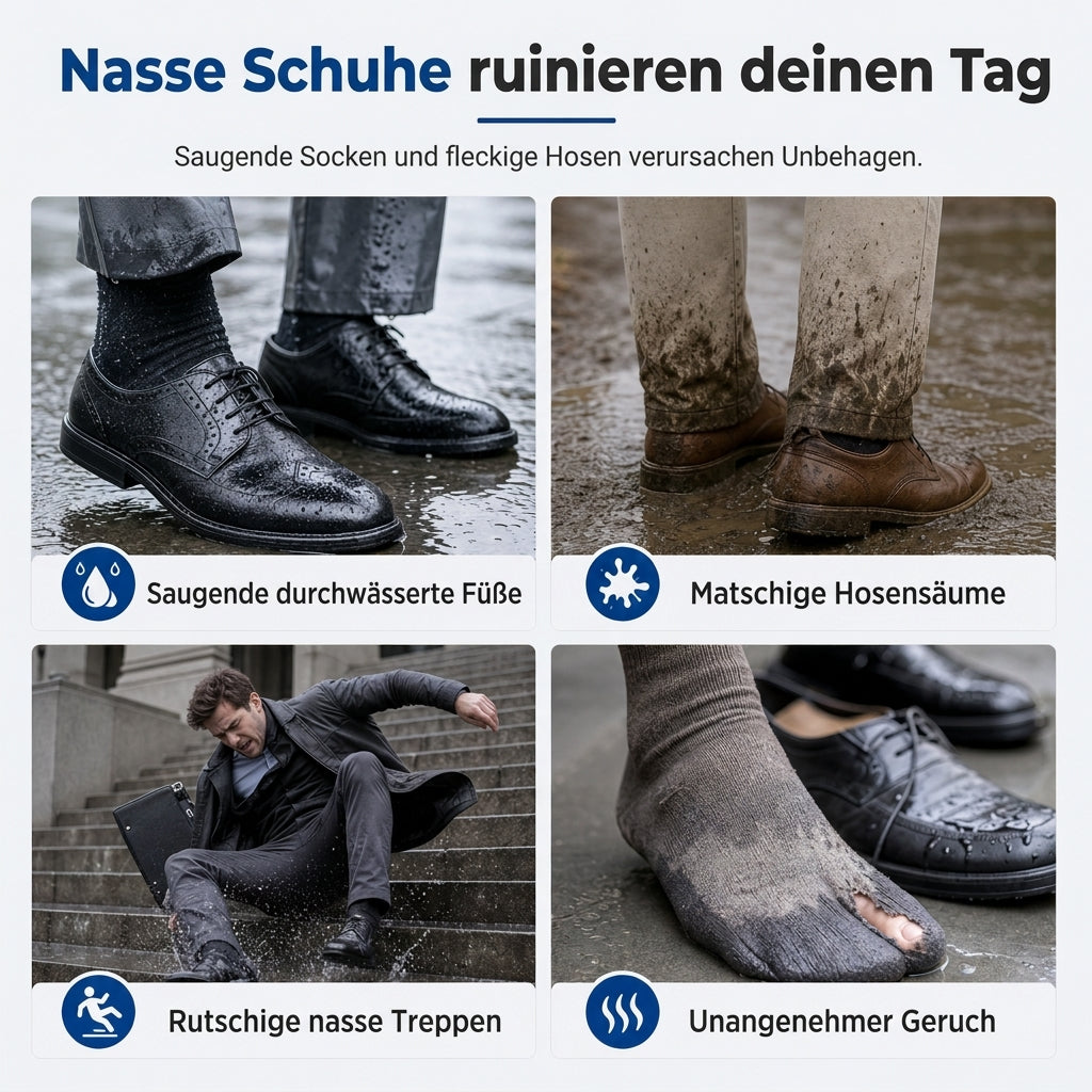 👟 Silikon-Überschuhe – Wasserdicht, rutschfest & dehnbar ✨