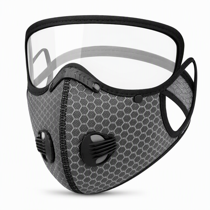 ⏰Staubdichte und winddichte Outdoor-Sport-Gesichtsmaske mit schützendem Sichtschutz und Atemfunktion für Laufen und Radfahren