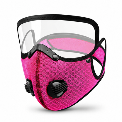 ⏰Staubdichte und winddichte Outdoor-Sport-Gesichtsmaske mit schützendem Sichtschutz und Atemfunktion für Laufen und Radfahren