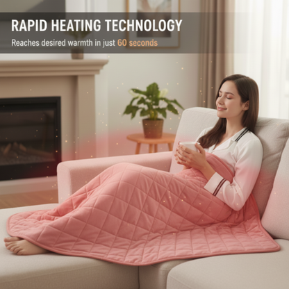 Gemütlicher und ultrawarmer, schnell aufheizender elektrischer Schal