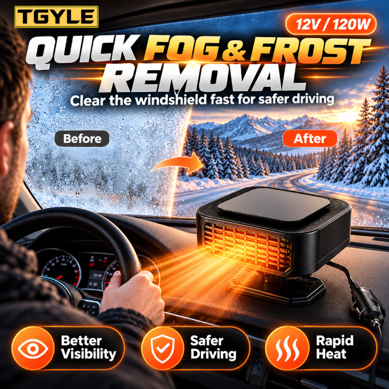 🔥🚗 Tragbare Autoheizung mit 360°-Drehsockel – flexible Wärmeausrichtung, kompakt & ideal für Auto, Wohnmobil & unterwegs ✨