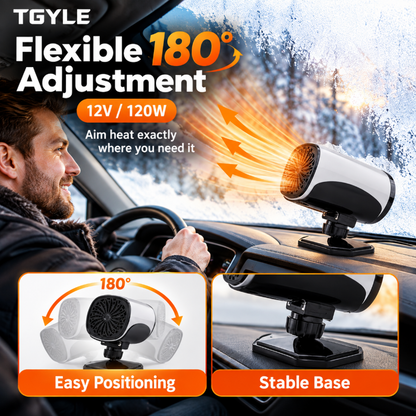 🔥🚗 Tragbare Autoheizung mit 360°-Drehsockel – flexible Wärmeausrichtung, kompakt & ideal für Auto, Wohnmobil & unterwegs ✨