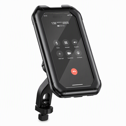 Wasserdichte Handyhalterung für Motorrad und Fahrrad mit Touchscreen und 360-Grad-Drehung