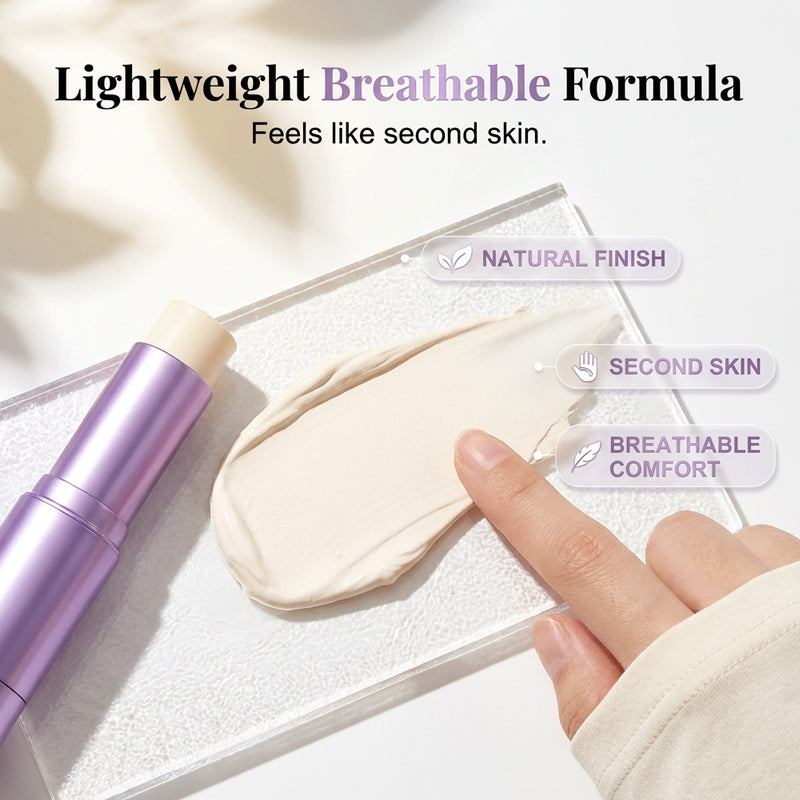 🔥Über 50.000 Frauen vertrauen darauf🔥  2-in-1-Foundation-Stick mit Farbwechsel-Effekt