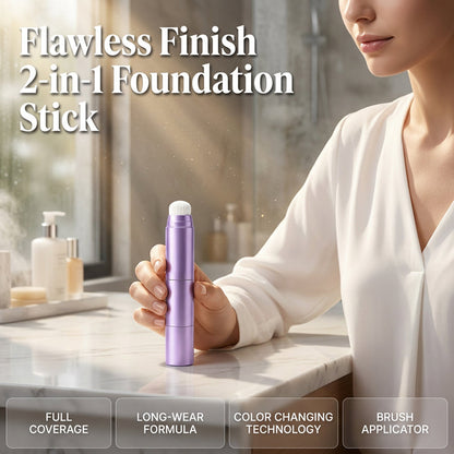 🔥Über 50.000 Frauen vertrauen darauf🔥  2-in-1-Foundation-Stick mit Farbwechsel-Effekt