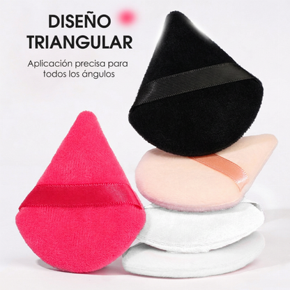 Dreieckiger Make-up-Schwamm für Pude