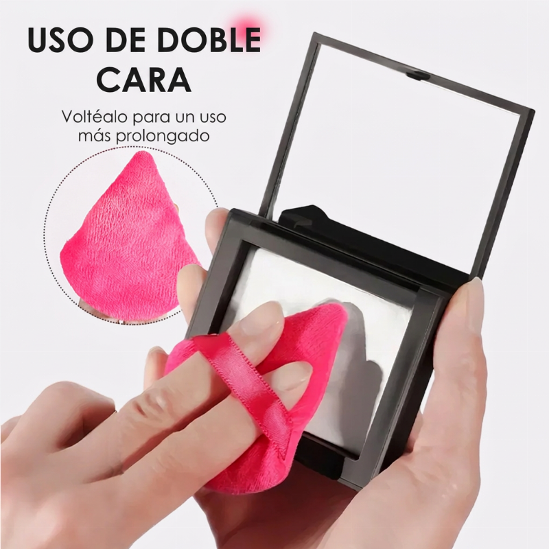Dreieckiger Make-up-Schwamm für Pude