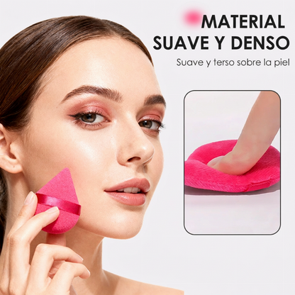 Dreieckiger Make-up-Schwamm für Pude