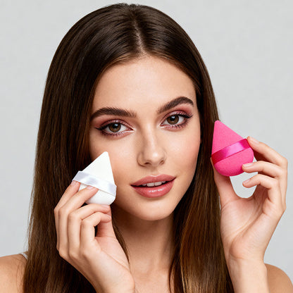 Dreieckiger Make-up-Schwamm für Pude