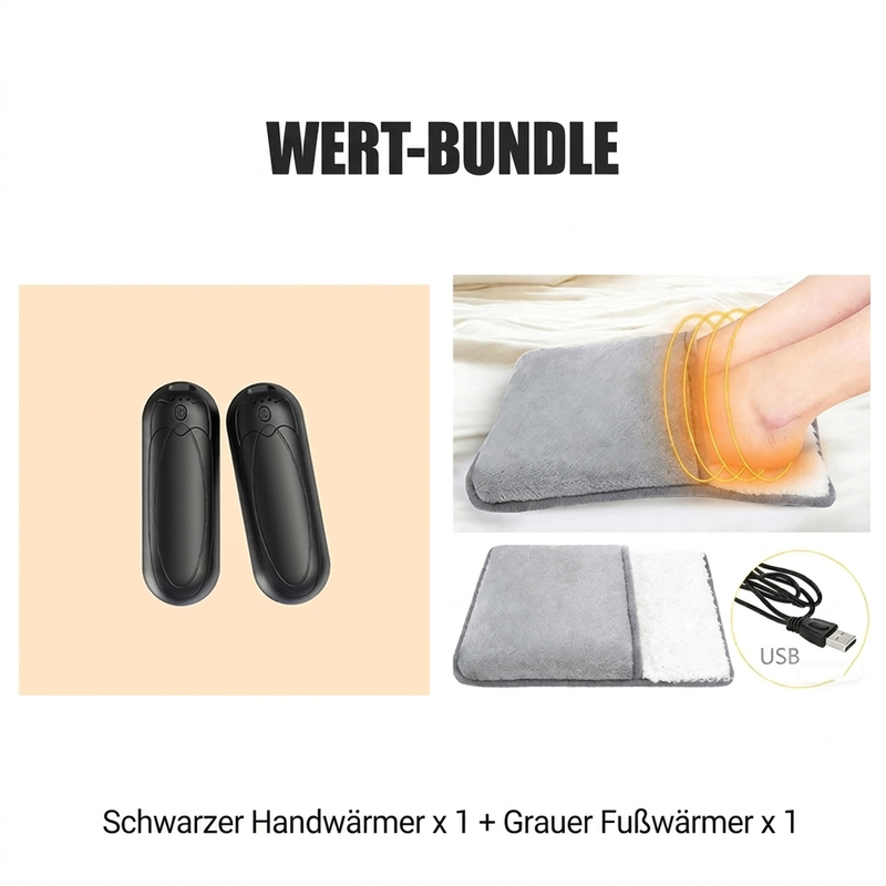 ✨ 50% RABATT! 🔥Magnetischer 2-in-1 wiederaufladbarer Handwärmer