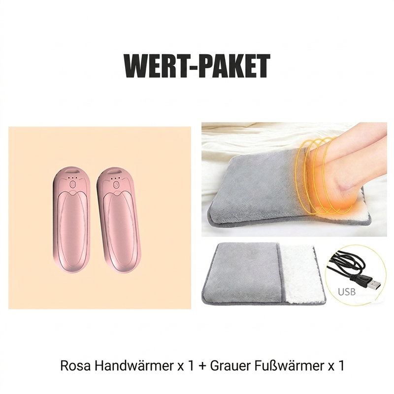 ✨ 50% RABATT! 🔥Magnetischer 2-in-1 wiederaufladbarer Handwärmer