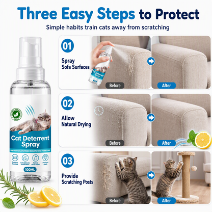 🐱🚫 Spray gegen Katzenkratzen — Sicher, ungiftig & haustierfreundlich 🌿