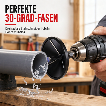 PVC-Rohr Entgrat- und Anfaswerkzeug