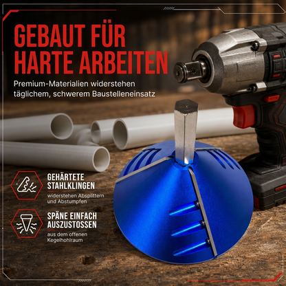 PVC-Rohr Entgrat- und Anfaswerkzeug