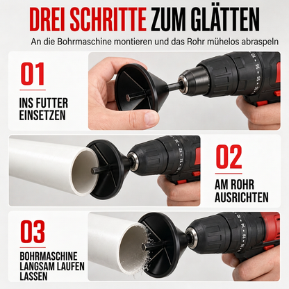 PVC-Rohr Entgrat- und Anfaswerkzeug