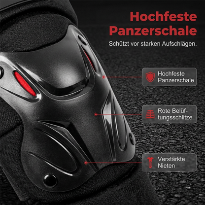 🔥Schutzknie- und Ellbogenschützer Set für Motorsport