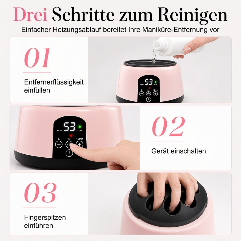 🔥50% RABATT! 💅 36W Dampf-Nagellackentferner – professionelles Gerät für Gellack & Acrylnägel, für Maniküre & Zuhause