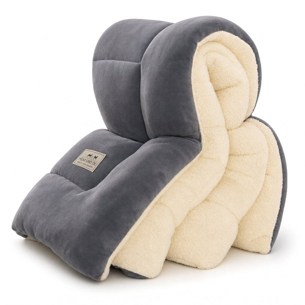 🛏️  Dicke gesteppte Winterdecke aus Schneeflocken-Samt, kuschelig warm ❄️