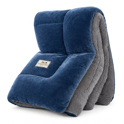 🛏️  Dicke gesteppte Winterdecke aus Schneeflocken-Samt, kuschelig warm ❄️
