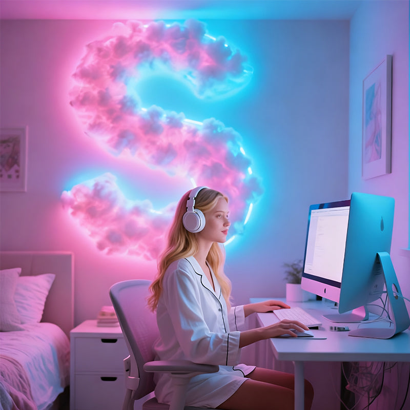 🎅DIY-LED-Gewitterwolke mit USB-Stromversorgung