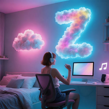 🎅DIY-LED-Gewitterwolke mit USB-Stromversorgung
