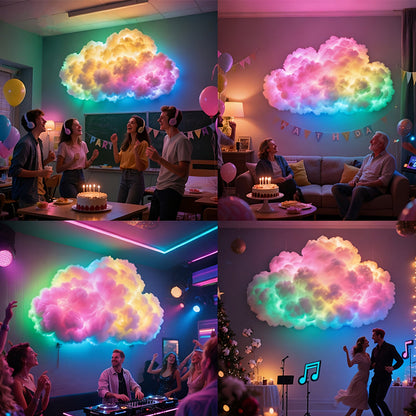 🎅DIY-LED-Gewitterwolke mit USB-Stromversorgung