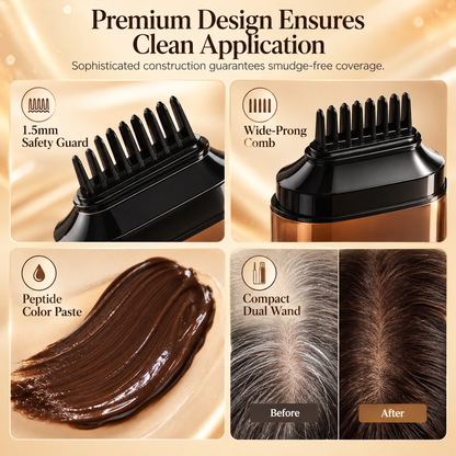 Stift zum vorübergehenden Auffrischen der Haarfarbe zum Abdecken grauer Haare
