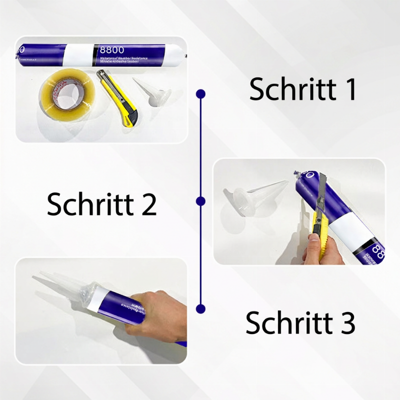⏰Wasserdichtes, witterungsbeständiges Silikon-Dichtmittel