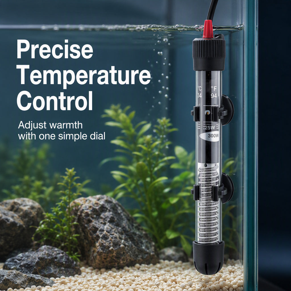 Tauchheizgerät mit automatischer Temperaturregelung für Aquarien
